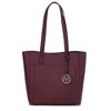 MKF Collection Leah Vegan Leather Women’s Tote Bag by Mia K - 2 of 4