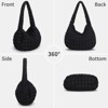 Generic Puffer Tote Bag for Women Large Quilted Carryall Bag Soft Puffy Crossbody Lightweight Shoulder Handbags Work Travel - 4 of 4