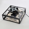 Airsurfer 16-Inch Black Hugger Ceiling Fans with Remote - 3 of 4