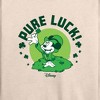Women's - Disney - Pure Luck Lightweight French Terry Wide Neck Long Sleeve Shirt - 2 of 4