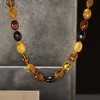 Ross-Simons 11-13mm Multicolored Amber Bead Necklace With Sterling Silver - 4 of 4