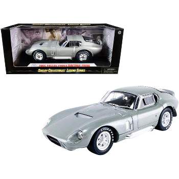1965 Shelby Cobra Daytona Coupe Silver Metallic 1/18 Diecast Model Car by Shelby Collectibles