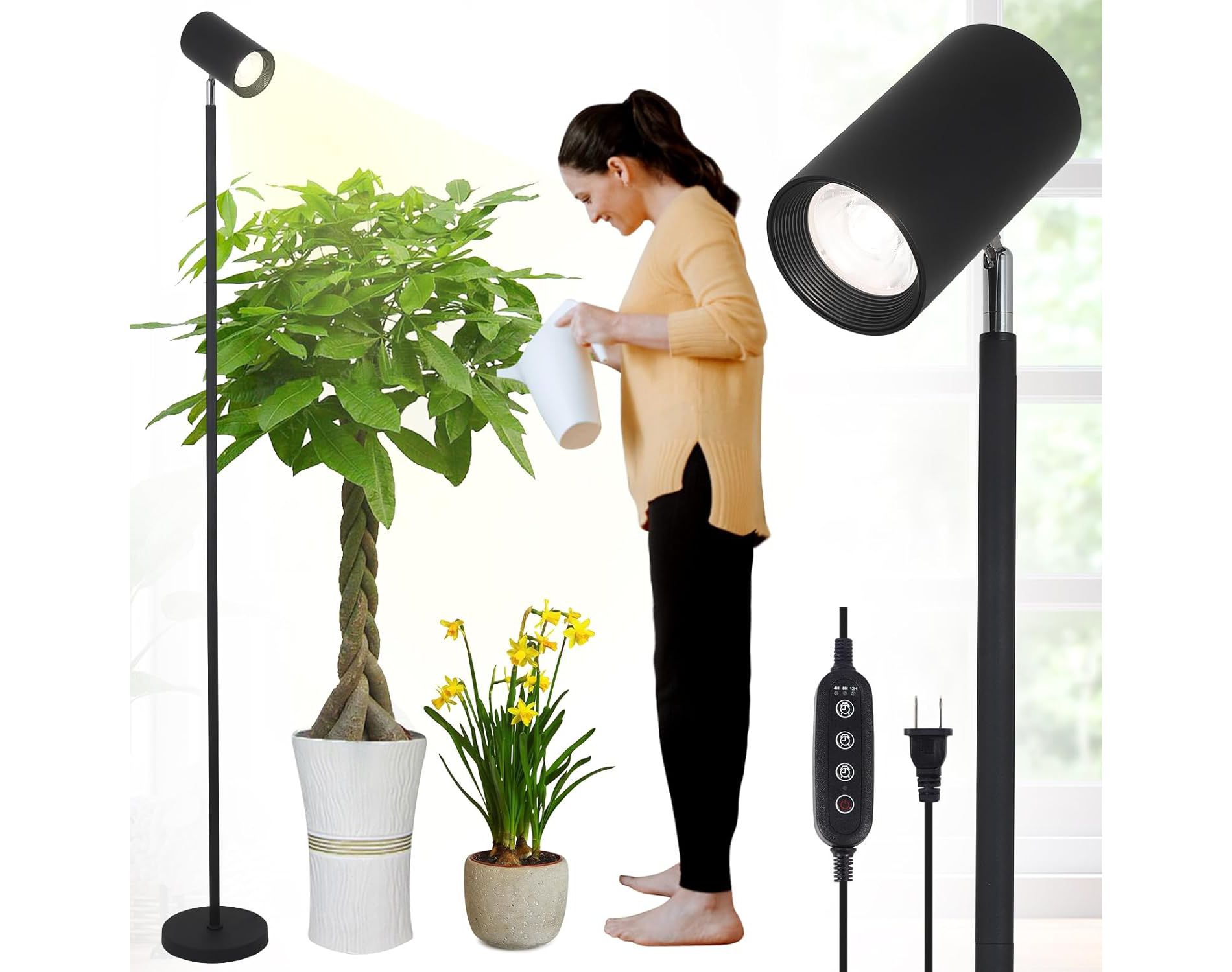 Dexmalle Grow Lights Stand for Indoor Plants