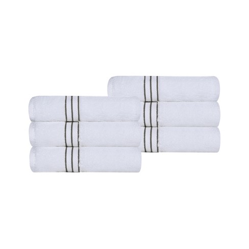 Premium Cotton Solid Plush Heavyweight Hotel Luxury Bath Towel Set,  Charcoal - Blue Nile Mills : Target