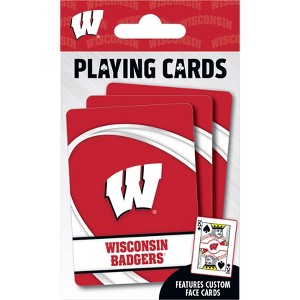 MasterPieces NCAA Wisconsin Badgers Playing Cards - Officially Licensed 54 Card Deck - 1 of 4