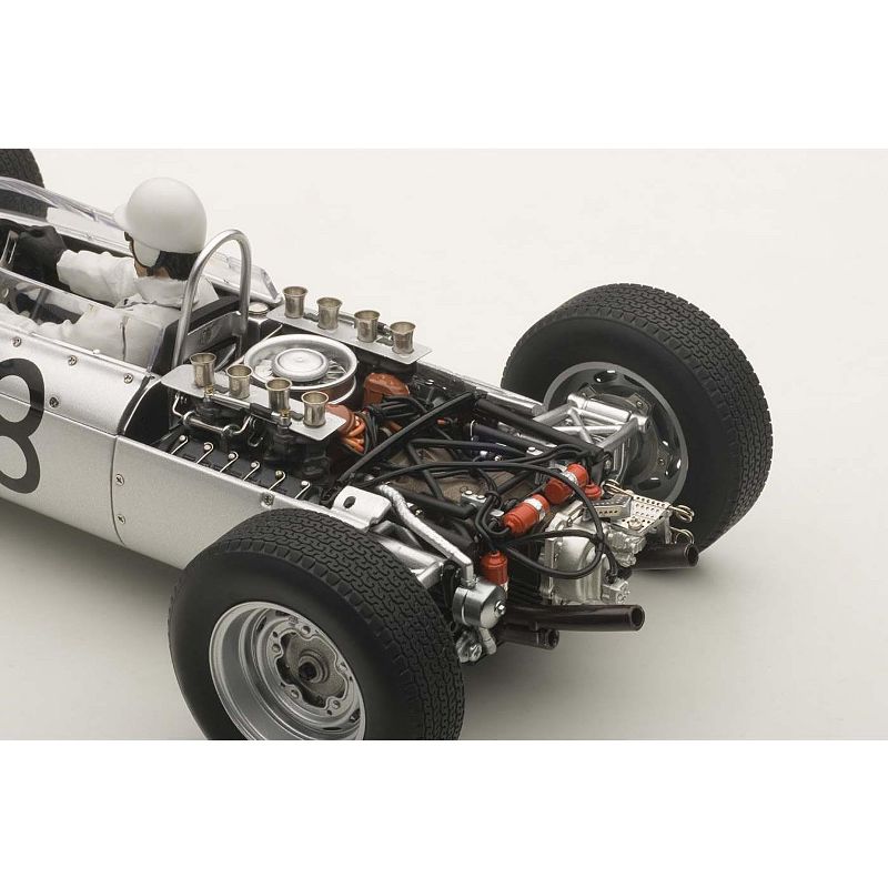 Porsche 804 Formula 1 1962 Nurburgring #8 Jo Bonnier Figurine Fitted Inside The Car 1/18 Diecast Model Car by Autoart, 2 of 5