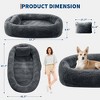 Human Dog Bed Fits You and Pets for People Doze Off, Washable Faux Fur Napping Orthopedic Dog Bed, 67.7" × 43.3" × 8.6" - 2 of 4