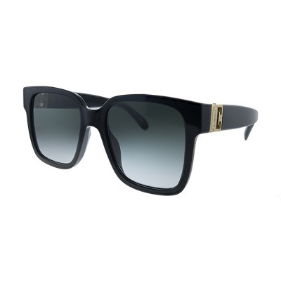 Givenchy GV 7141/G/S 807 Womens Square Sunglasses Black 53mm