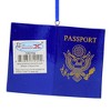 Polarx 2.5 Inch Passport Christmas Tree Ornament , Christmas Decor Travel Globetrotters (1PC) - 3 of 4