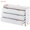 CAVINAS  6-Drawer Dresser with 2 Rows,Modern Storage Cabinet Dresser for Bedroom,Entryway,Bedroom Furniture with Legs and Metal Handles - 3 of 4