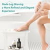 Arceso HDPE Shower Bench Stool, 16 Inch Waterproof Shower Seat for Inside Shower, Shower Stools for Shaving Legs with Storage Shelf for Bathroom - 3 of 4