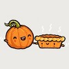 Junior's Design By Humans Pumpkin & Pie By walmazan T-Shirt - 2 of 3