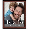 PosterPalooza | Decor Brown Picture Frame - UV Acrylic, Foam Board Backing, Hanging Hardware - 2 of 4