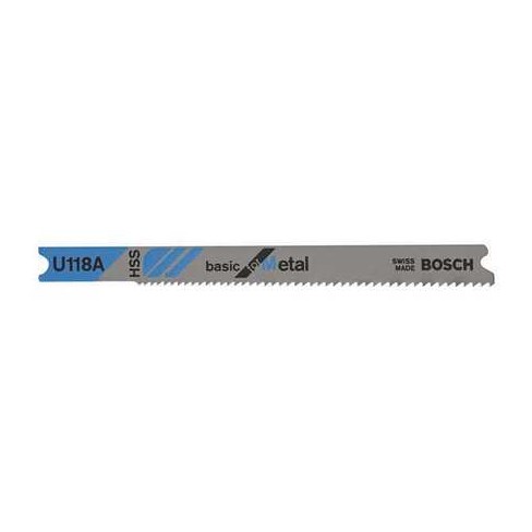 Bosch U118a Jigsaw Blade U Shank 3 1 8 In L Pk5 Target