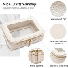 Clear Makeup Bag Organizer, Travel Toiletry Bag Cosmetic Case for Women, Portable Make Up Skincare Pouch Car Organizer Bag - 3 of 4