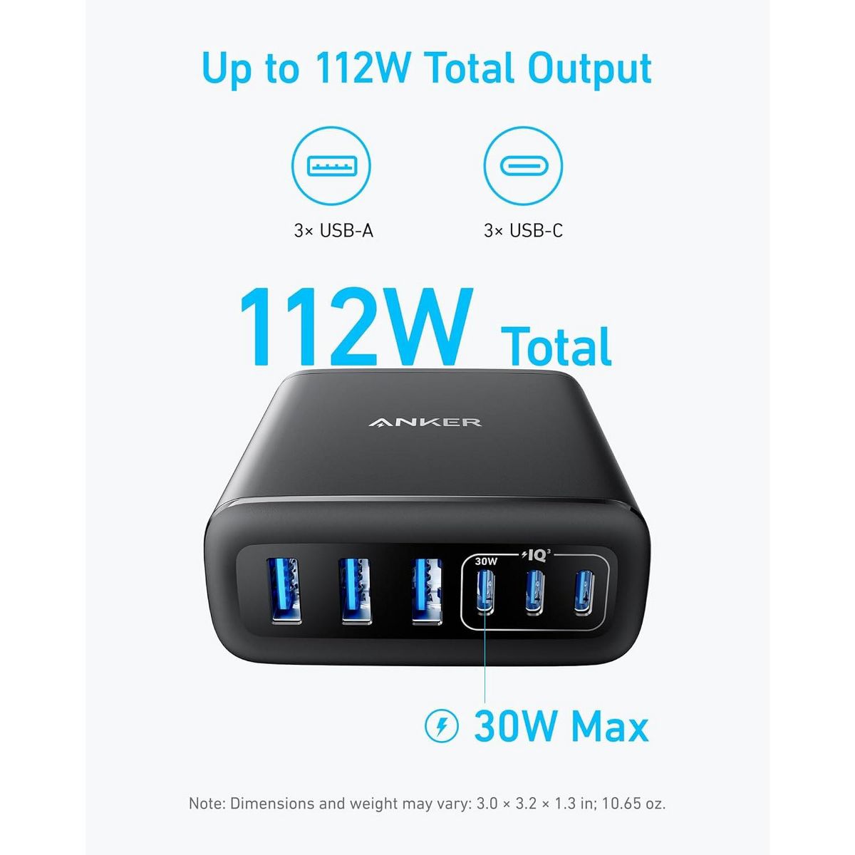 Anker Desktop Charger, Fast Charging USB C Charger - thumbnail 4