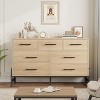 WhizMax Modern Storage Dresser with 7 Ample Drawer Space, Storage Chest For Living Room, Bedroom - 4 of 4