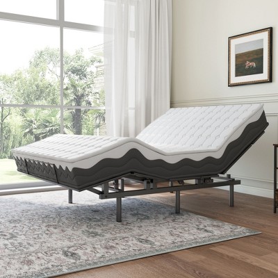 Acekool Twin Adjustable Bed Frame with Wireless Remote, Memory Function, Zero Gravity & Quiet Motor
