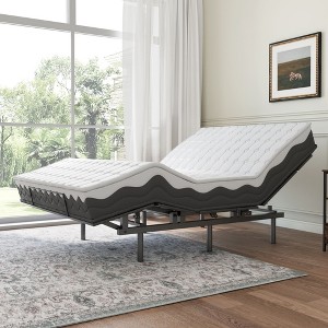 Acekool Twin Adjustable Bed Frame with Wireless Remote, Memory Function, Zero Gravity & Quiet Motor - 1 of 4
