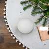 Northlight 4" Shatterproof Shiny Christmas Ball Ornament - White - image 2 of 3