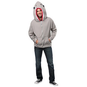 Halloween Express Adult Shark Hoodie Family  1 PC - 1 of 2