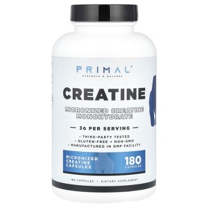 PrePrimal Creatine, 180 Capsules (0.75 g per Capsule) - 1 of 2