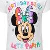 Disney Minnie Mouse Princess The Little Mermaid Moana Lilo & Stitch Frozen Birthday Girls T-Shirt Kid to Big Kid - 2 of 4