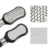 Unique Bargains Removes Dead Skin Coarse And Fine Dual Sided Foot File Black 1 Set - 3 of 4
