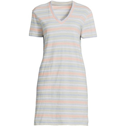 Striped v neck t cheap shirt dress