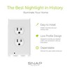 5 Star Super Deals Wall Outlet LED Night Light - Easy Snap On Outlet Cover Plate - No Wires Or Batteries Needed - 4 Pack - 2 of 2