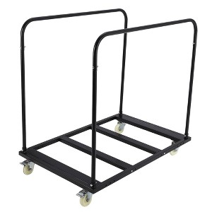 Folding Table Cart, 1800 LBS Heavy Duty Table Trolley with 5" Swivel Wheels - 1 of 4