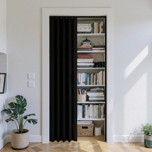 SMARTSTANDARD 80 in. H Double-layered PVC/Vinyl Folding Accordion Door with Hardware Kit - 1 of 4