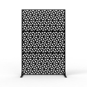 Metal Privacy Screen, Outdoor Privacy Screens, Decorative Fence for Patio Lawn Garden Deck Balcony - 1 of 4