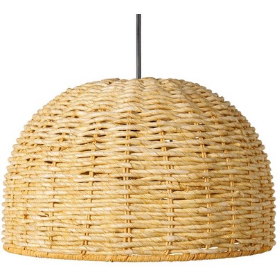 Mark & Day Bahareh 14"L x 14"W x 9"H Cottage Beige Ceiling Lights
