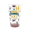 5.75 In Hair Of The Dog Pint Glass Lolita Hand Painted Specialty Beer Glasses - 2 of 2