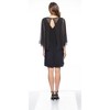 Onyx - Beaded Capelet Ity Dress - 2 of 2