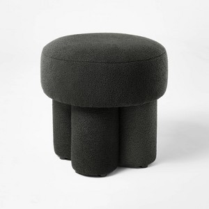 Boucle Fully Upholstered Accent Ottoman Stool - Threshold™ - 1 of 4