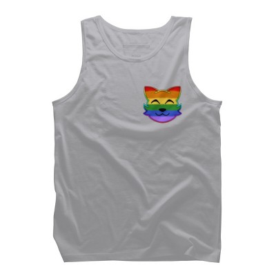 Adult Design By Humans Rainbow Pride Kitty By loonaromi Tank Top