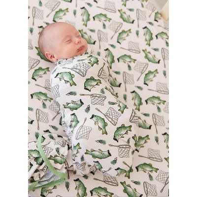 Stretchy Swaddle | Gone Fishin' | Charlie Lou Baby