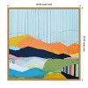 Amanti Art Colorfield No. 15 by Jan Weiss Framed Canvas Wall Art - 4 of 4
