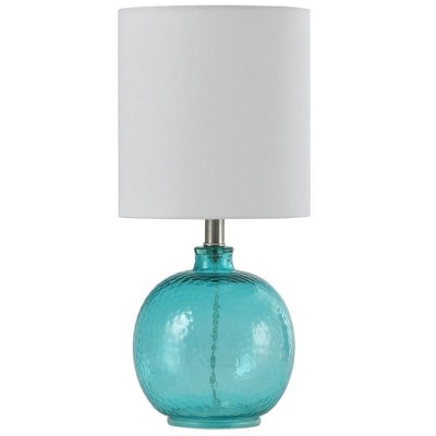 Glass Table Lamp Blue - StyleCraft