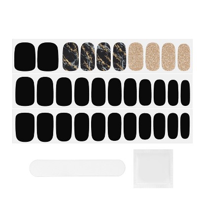 Dashing Diva Gloss Palette Nail Art - Black Obsidian - 32ct_2