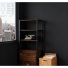 Gulches 4-Tier Bookshelf Etagere Display Bookcase with 2 Drawers - 4 of 4