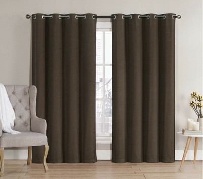 GoodGram 2 Pack Hotel Thermal Grommet 100% Blackout Window Curtain Panels