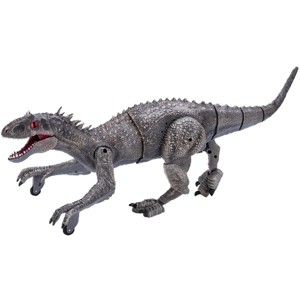 JuzToys Remote Control Dinosaur, Dino Tyrannosaurus Toy, Roaring Life Like Movement, Yellow - 1 of 4
