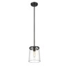 Callista Mini Pendant Light - 1-Bulb, Glass Shade, Dimmable, Damp Rated, 7.5" x 11" - 2 of 4