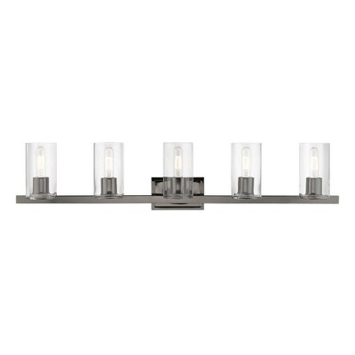 Livex Lighting Clarion 5 - Light Vanity in  Black Chrome