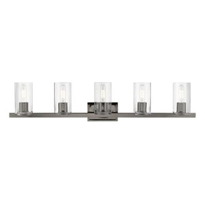 Livex Lighting Clarion 5 - Light Vanity in  Black Chrome - 1 of 4