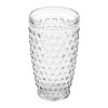 Gibson 6 Piece Hobnail Handmade Glass Tumbler Set in Clear - 3 of 4