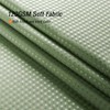 Sage Green Ombre Shower Curtain, Waffle Weave Textured, 72x72, Water Repellent, Machine Washable with Hooks - 3 of 4